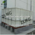 Hot press moulded sectional grp panel water tank